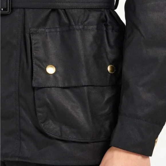 Barbour International Original Waxed Cotton Jacket M - Picture 7 of 15